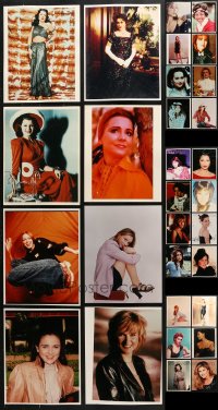 7m233 LOT OF 38 COLOR 8X10 REPRO PHOTOS 2000s great portraits of a variety of celebrities!