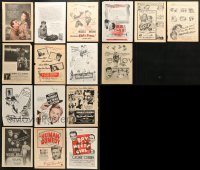 7m133 LOT OF 16 MAGAZINE ADS 1940s cool advertising for a variety of different movies!