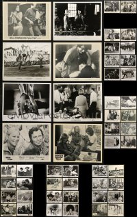 7m299 LOT OF 58 8X10 STILLS 1960s-1970s great scenes from a variety of different movies!