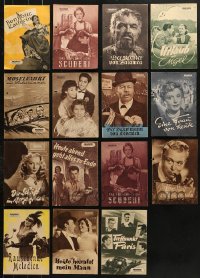 7m254 LOT OF 15 EAST GERMAN PROGRAMS 1950s many images from a variety of different movies!