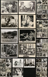 7m280 LOT OF 75 8X10 STILLS 1970s great scenes from a variety of different movies!