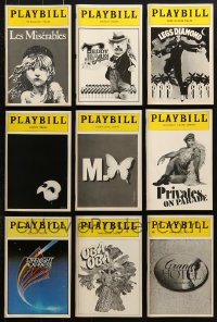 7m250 LOT OF 9 1987-89 PLAYBILLS 1987-1989 info for a variety of different Broadway shows!