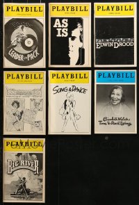 7m253 LOT OF 7 1985-86 PLAYBILLS 1985-1986 info for a variety of different Broadway shows!