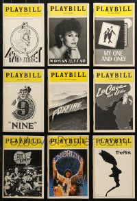 7m251 LOT OF 9 1982-84 PLAYBILLS 1982-1984 info for a variety of different Broadway shows!