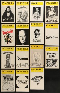 7m244 LOT OF 15 1978 PLAYBILLS 1978 info for a variety of different Broadway shows!