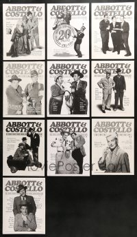 7m040 LOT OF 10 ABBOTT & COSTELLO QUARTERLY MAGAZINES 1990s-2000s great images & information!