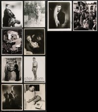 7m237 LOT OF 10 8X10 REPRO PHOTOS 1980s Frankenstein, Wolfman, Tarzan, Hitchcock & more!