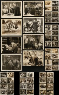 7m300 LOT OF 56 JOHNNY MACK BROWN 8X10 STILLS 1940s great scenes from his cowboy movies!