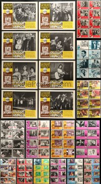 7m198 LOT OF 137 LOBBY CARDS 1960s-1980s complete sets from a variety of different movies!