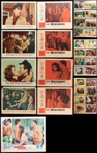 7m207 LOT OF 41 ROBERT TAYLOR LOBBY CARDS 1950s-1960s D-Day the Sixth of June, Hangman & more!