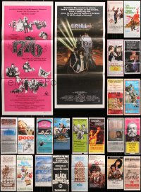 7m092 LOT OF 26 FOLDED AUSTRALIAN DAYBILLS 1970s-1980s great images from a variety of movies!