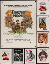 7m035 LOT OF 8 1970S 30X40S 1970s great images from a variety of different movies!