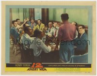 7p001 12 ANGRY MEN LC #2 1957 Henry Fonda classic, 11 jurors vote guilty and one votes not guilty!