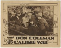 7p005 .45 CALIBRE WAR LC 1929 cowboy Don Coleman & sidekick Ben Corbett capture the bad guy!