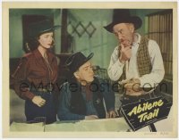 7p015 ABILENE TRAIL LC #7 1951 Noel Neill watches Andy Clyde count money for the sheriff!