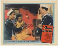 7p043 ANNA LUCASTA LC #5 1959 close up of sailor Sammy Davis Jr. defending Eartha Kitt!