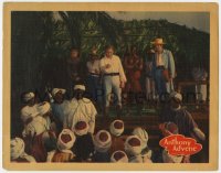7p048 ANTHONY ADVERSE LC 1936 Fredric March gives speech to African men, from Hervey Allen novel!