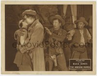 7p054 ARIZONA ROMEO LC 1925 two cowboys are scared to interrupt a reunited couple kissing!