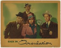 7p061 BACK IN CIRCULATION LC 1937 Pat O'Brien, Joan Blondell, Regis Toomey & Eddie Acuff with camera