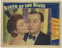 7p085 BIRTH OF THE BLUES LC 1941 best romantic close up of Bing Crosby in tuxedo & Mary Martin!
