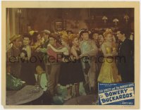 7p098 BOWERY BUCKAROOS LC #8 1947 Leo Gorcey, Huntz Hall & Bowery Boys dancing in crowded saloon!