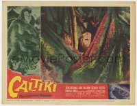 7p121 CALTIKI THE IMMORTAL MONSTER LC #2 1960 great close up of man devoured by the wacky beast!