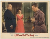 7p135 CAT ON A HOT TIN ROOF LC #4 1958 Liz Taylor sides with Burl Ives about Paul Newman's drinking