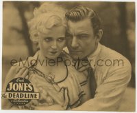 7p204 DEADLINE LC R1935 intense close up of cowboy Buck Jones with pretty Loretta Sayers!