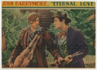 7p260 ETERNAL LOVE LC 1929 John Barrymore grabbing gun from Varconi, directed by Ernst Lubitsch!