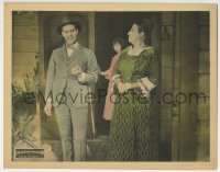 7p274 FICKLE WOMEN LC 1920 David Butler smiling by Lillian Hall & Eugenie Besserer on porch!
