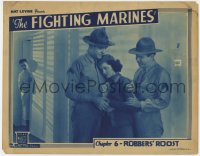 7p278 FIGHTING MARINES chapter 6 LC 1935 uniformed Grant Withers, Ann Rutherford, Robbers' Roost!