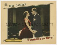 7p295 FORBIDDEN LOVE LC 1927 romantic close up of Lili Damita & Paul Richter, Noel Coward play!