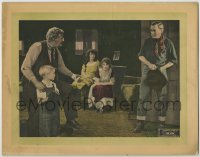 7p302 FOX LC 1921 Harry Carey removes his hat to give family bad news!