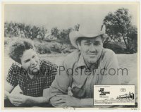 7p483 LAST PICTURE SHOW LC #7 1971 Peter Bogdanovich, c/u of Ben Johnson & young Timothy Bottoms!