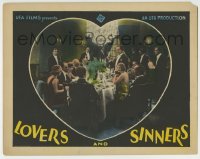 7p523 LOVERS & SINNERS LC 1920s man at fancy party offers toast, German UFA movie retitled!