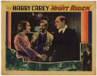 7p632 NIGHT RIDER LC 1932 Gabby Hayes between cowboy Harry Carey! & pretty Elinor Fair!