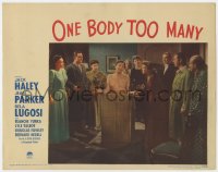 7p649 ONE BODY TOO MANY LC #3 1944 Jack Haley naked in bamboo trunk by crowd including Bela Lugosi!