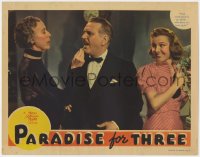 7p668 PARADISE FOR THREE LC 1938 Edna May Oliver takes Frank Morgan's temperature, Florence Rice