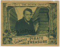 7p683 PIRATE TREASURE chapter 6 LC 1934 great close up of Richard Talmadge, The Death Crash!