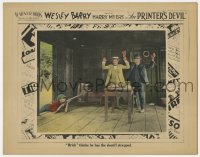 7p689 PRINTER'S DEVIL LC 1923 teen Wesley Barry on ground holds rifle on sheriff & banker!