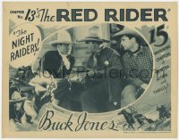 7p710 RED RIDER chapter 13 LC 1934 Buck Jones with sheriff William Desmond, The Night Raiders!