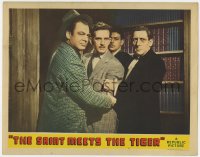 7p754 SAINT MEETS THE TIGER LC 1943 Hugh Sinclair as Leslie Charteris' detective held by bad guys!