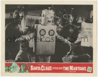7p762 SANTA CLAUS CONQUERS THE MARTIANS LC 1964 wacky fantasy image of aliens & funky robot!