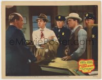7p776 SECOND HONEYMOON LC 1937 great image of Tyrone Power blaming Lyle Talbot at police station!
