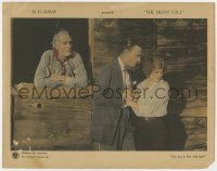 7p796 SILENT CALL LC 1921 old man watches Kathryn McGuire look away from a man who loves her!