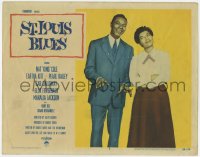 7p817 ST. LOUIS BLUES LC #3 1958 image of Nat King Cole & Pearl Bailey singing!