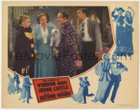 7p829 STORY OF VERNON & IRENE CASTLE LC 1939 Fred Astaire & Ginger Rogers w/ Walter Brennan & dog!