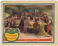 7p853 TAMING OF THE SHREW LC 1929 Mary Pickford & Douglas Fairbanks with others in dining room!