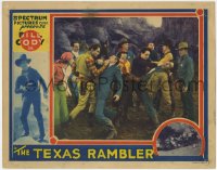 7p875 TEXAS RAMBLER LC 1935 great image of Bill Cody & his partner beating up bad guys!