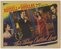 7p894 THIS THING CALLED LOVE LC 1941 Rosalind Russell & Melvyn Douglas together for the first time!